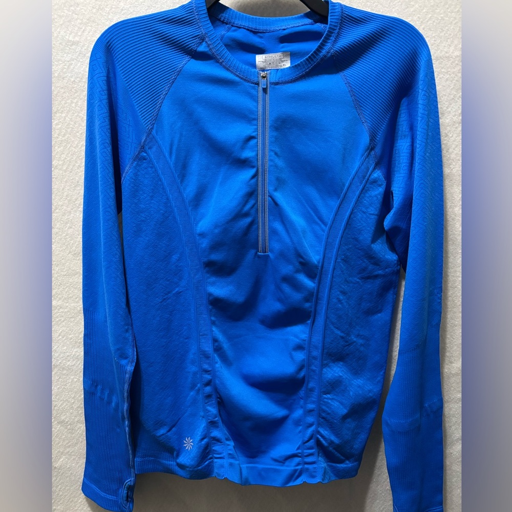 Athleta XL Women’s Gym Fast Track 1/2 Zip Pullover Workout Athleisure Shirt